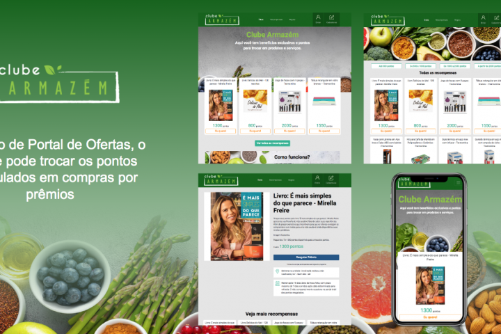 portal e sistema de programa de fidelidade
